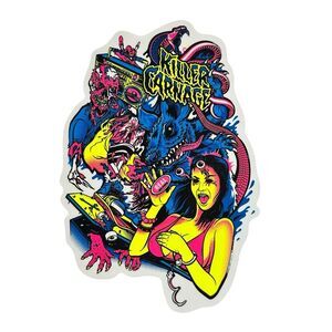 Real Skateboards Busenitz Psycho Awesome 2 Sticker 6.5 x 10 Rare